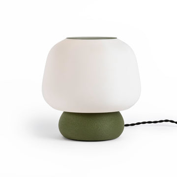 Mushroom Modern Classic Plant-Based PLA 3D Printed Dimmable LED Table Lamp - JONATHAN Y